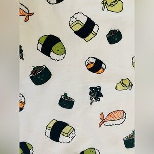 H&M Divided White T-Shirt with Sushi Print